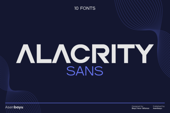 Alacrity Sans: A Sans Serif for Modern Web Design