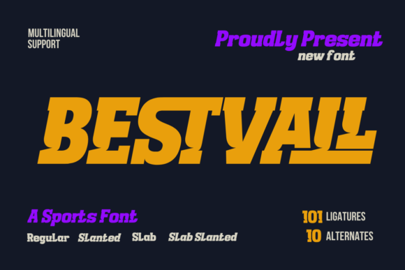 Bestvall: A Slab Serif Font Built for Modern Digital Performance