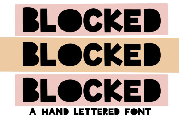 Blocked: A Bold Display Font for High-Impact Marketing