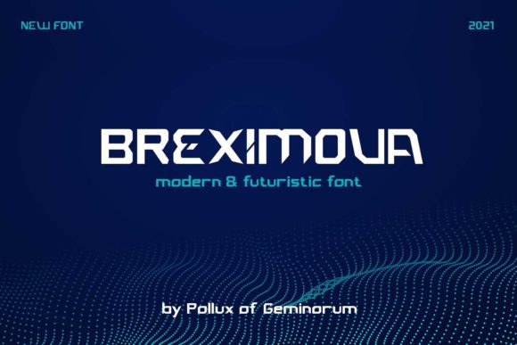 Breximova: The Futuristic Font That Brings My Products to Life