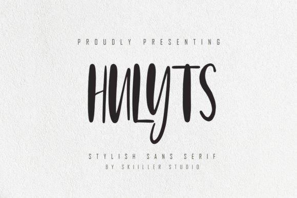 Hulyts Font Review: A Bold Display Typeface for Brand Identity