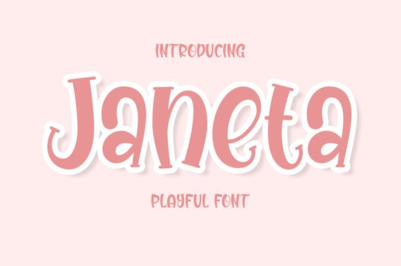 Janeta: A Modern Display Font for Digital Branding