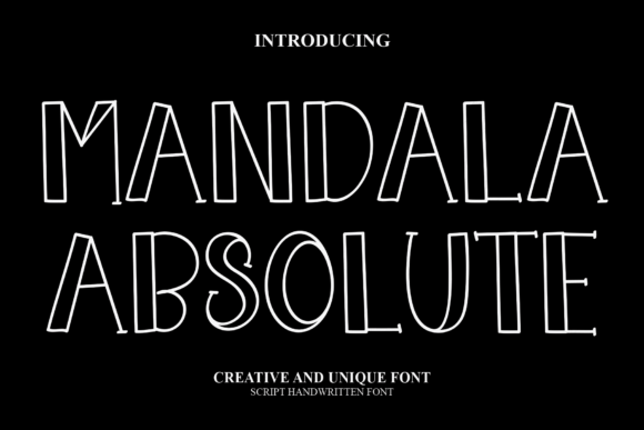 Mandala Absolute: A Typeface Designed to Slow Your Readers Down