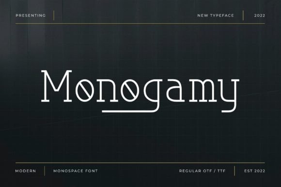 Monogamy: A Modern Monospace Font for Editorial Excellence