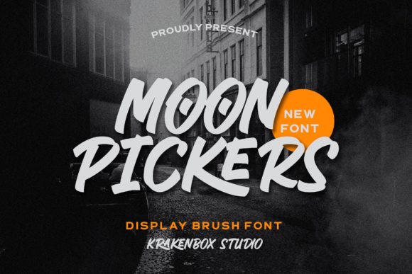 Moon Pickers: A Display Font for Editorial Personality