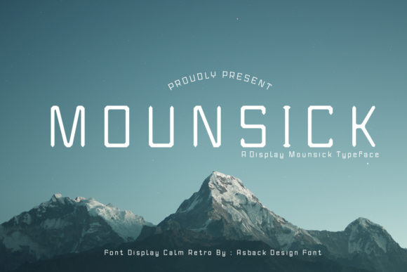Mountsick: The Simple, Bold Font for Building Your Brand