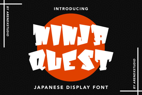 Ninja Quest: A Bold Display Font for Modern Web Design
