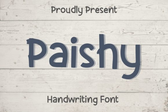 Paishy: A Display Font with Quiet Confidence