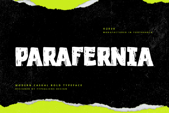 Parafernia Font: A Bold Statement for Your Creative Projects