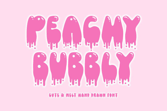Peachy Bubbly: The Playful Font That Makes Your Brand Feel Friendly