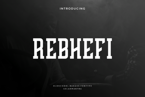 Rebhefi: A Bold Display Font for Handmade Brands