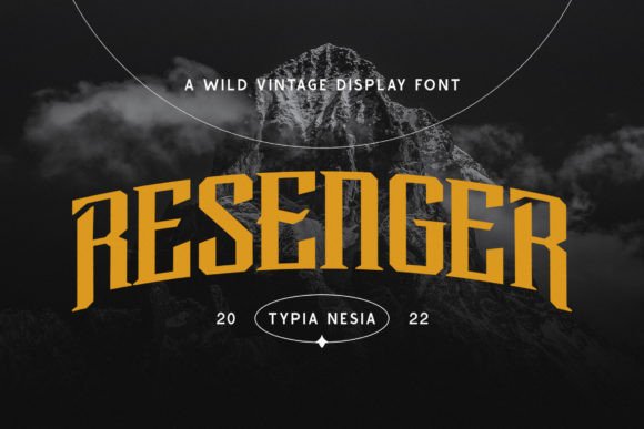 Resenger: A Typeface That Anchors Editorial Adventure