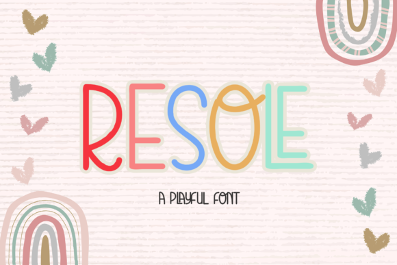 Resole Font: A Creative Touch for Your Product Designs