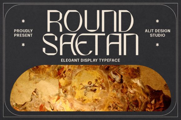 Round Saetan: A Display Font for Digital Refinement