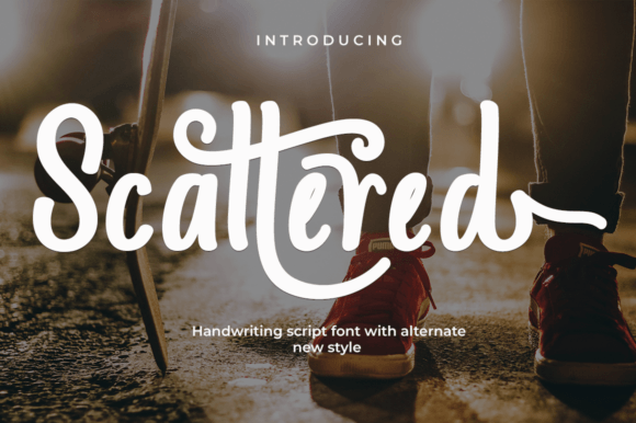 Scattered: A Display Font For Friendly, Consistent Branding