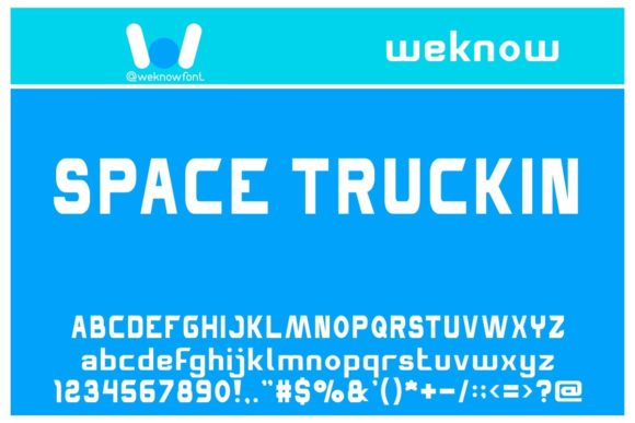 Space Truckin: The Modern Display Font for Whimsical Branding