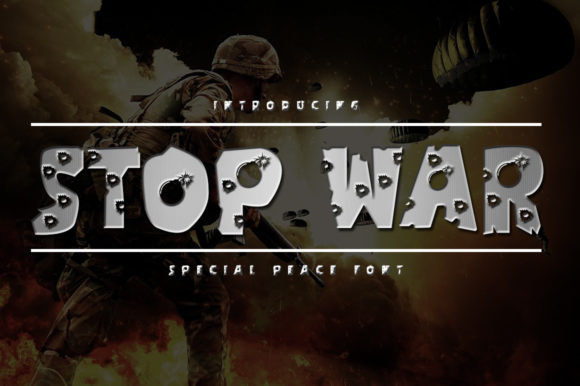 Stop War: A Display Font for Editorial Grace