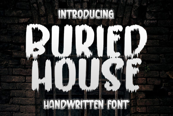 The Buried House Font: A Spooky Tool for Crafters
