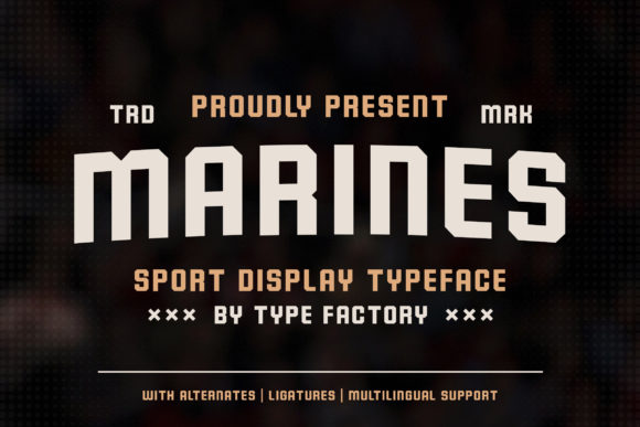 The Marines Font: A Bold Display Choice for Editorial Identity